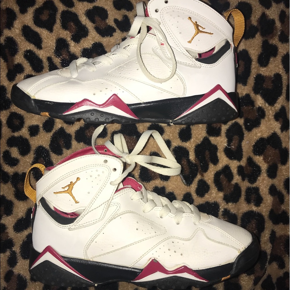 Jordan Cardinal 7s size 5Y